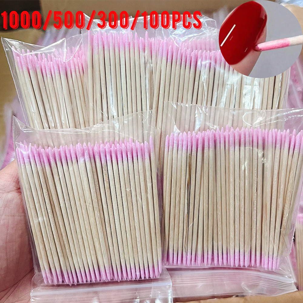 Wood Filler Stick - 1000/500/300/100Pcs Nails Wood Cotton Swab Clean
