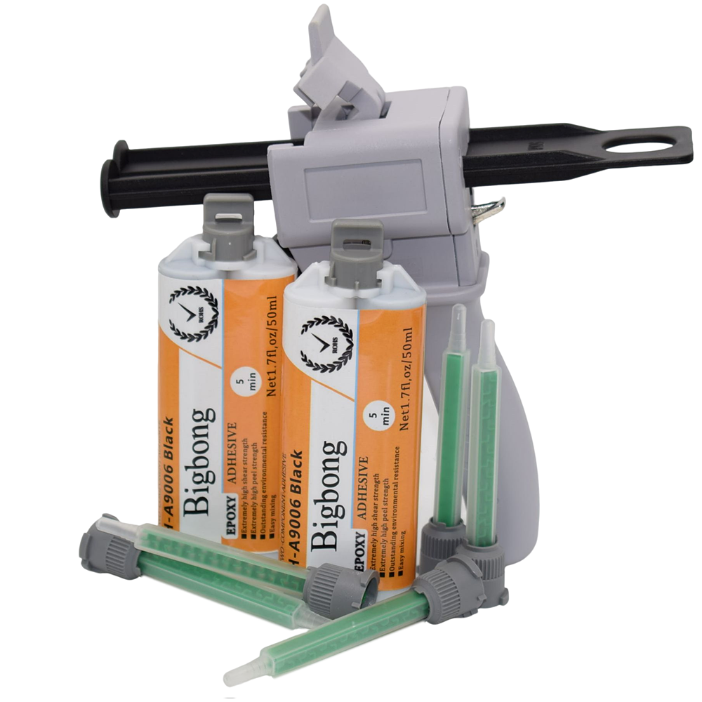 2pcs Black Epoxy 50ml Adhesive - Caulking Gun Dispensing 评论和价格