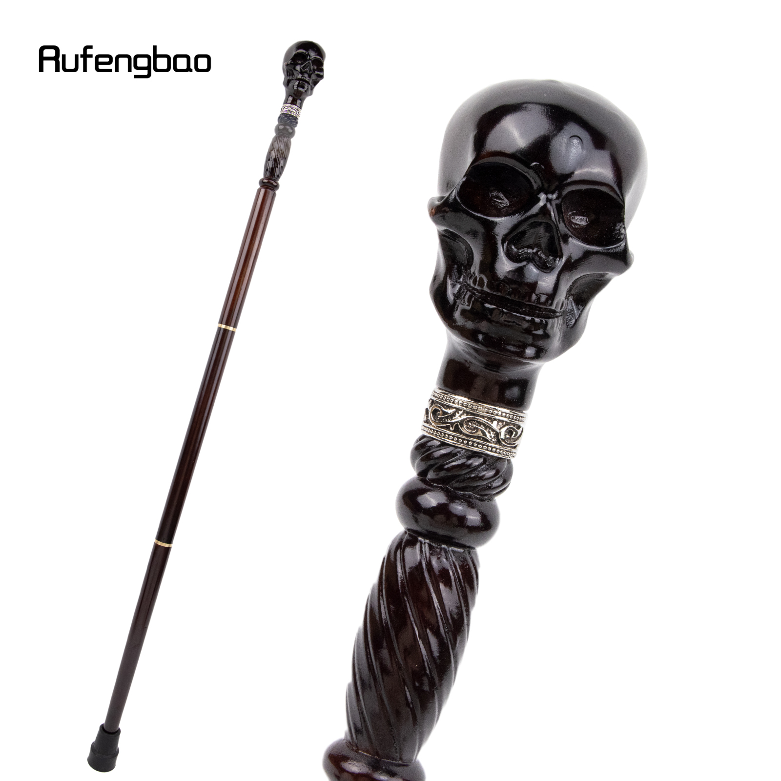 Black Creative Devil Skull Woo - Wood Filler Stick 评论和价格