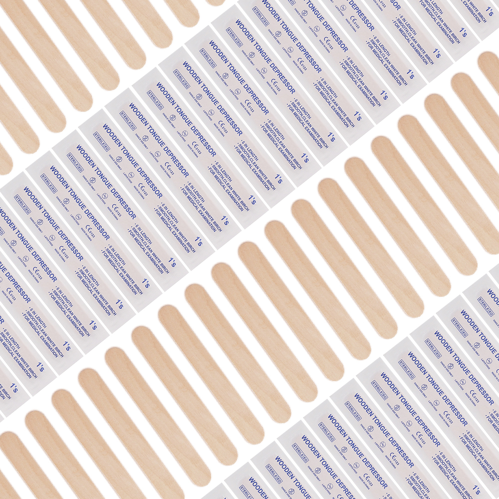 100/50/30/10PCS Tattoo Waxing  - Wood Filler Stick 评论和价格