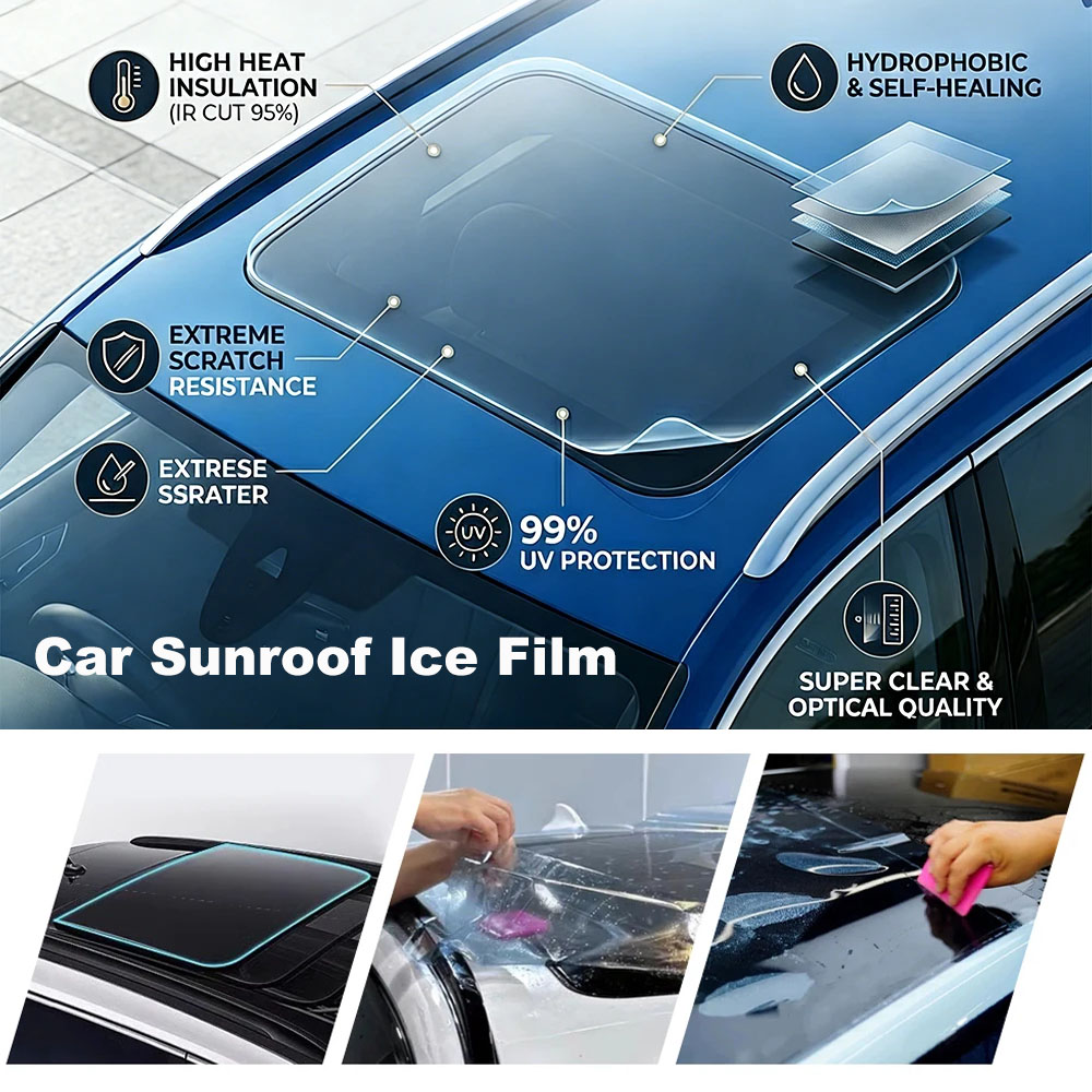 7.5mil TPH Car Sunroof Ice Arm - Window Insulation Film 评论和价格