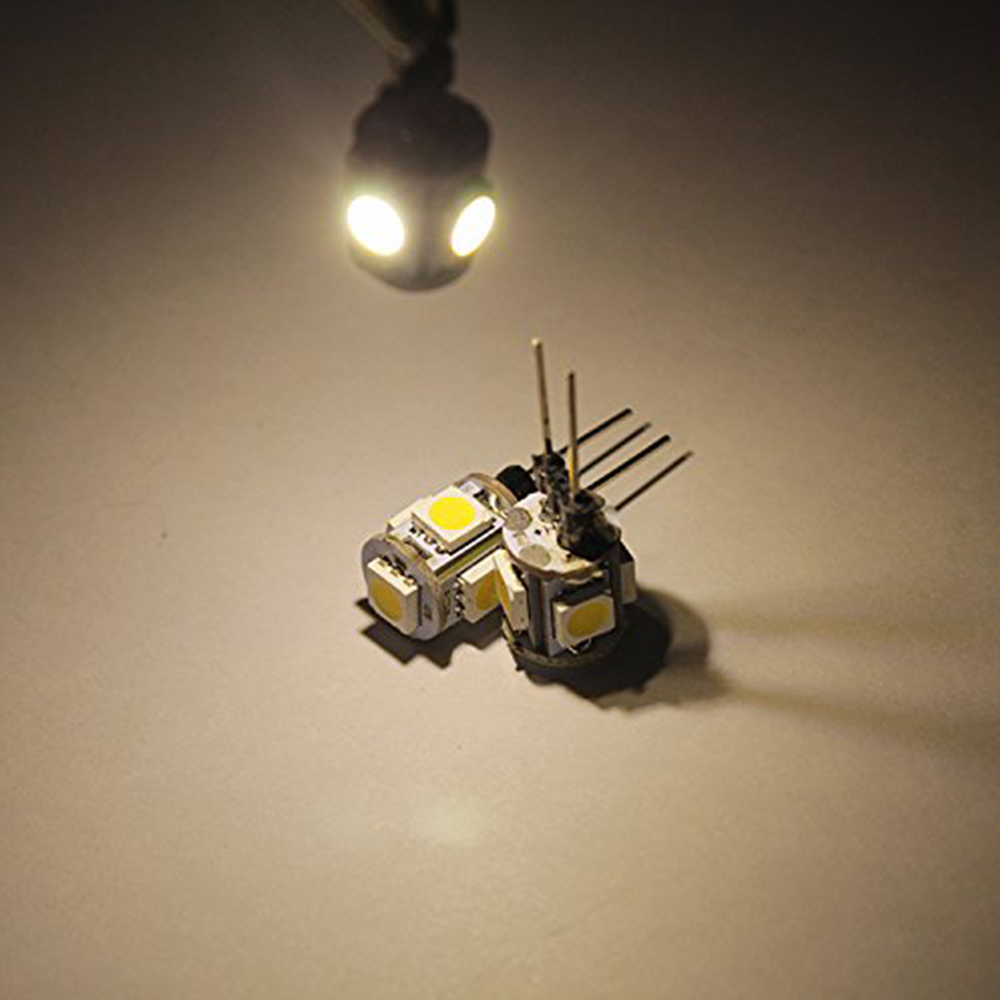 10pcs DC12V G4 5050 5 SMD LED  - Home Improvement Cars 评论和价格