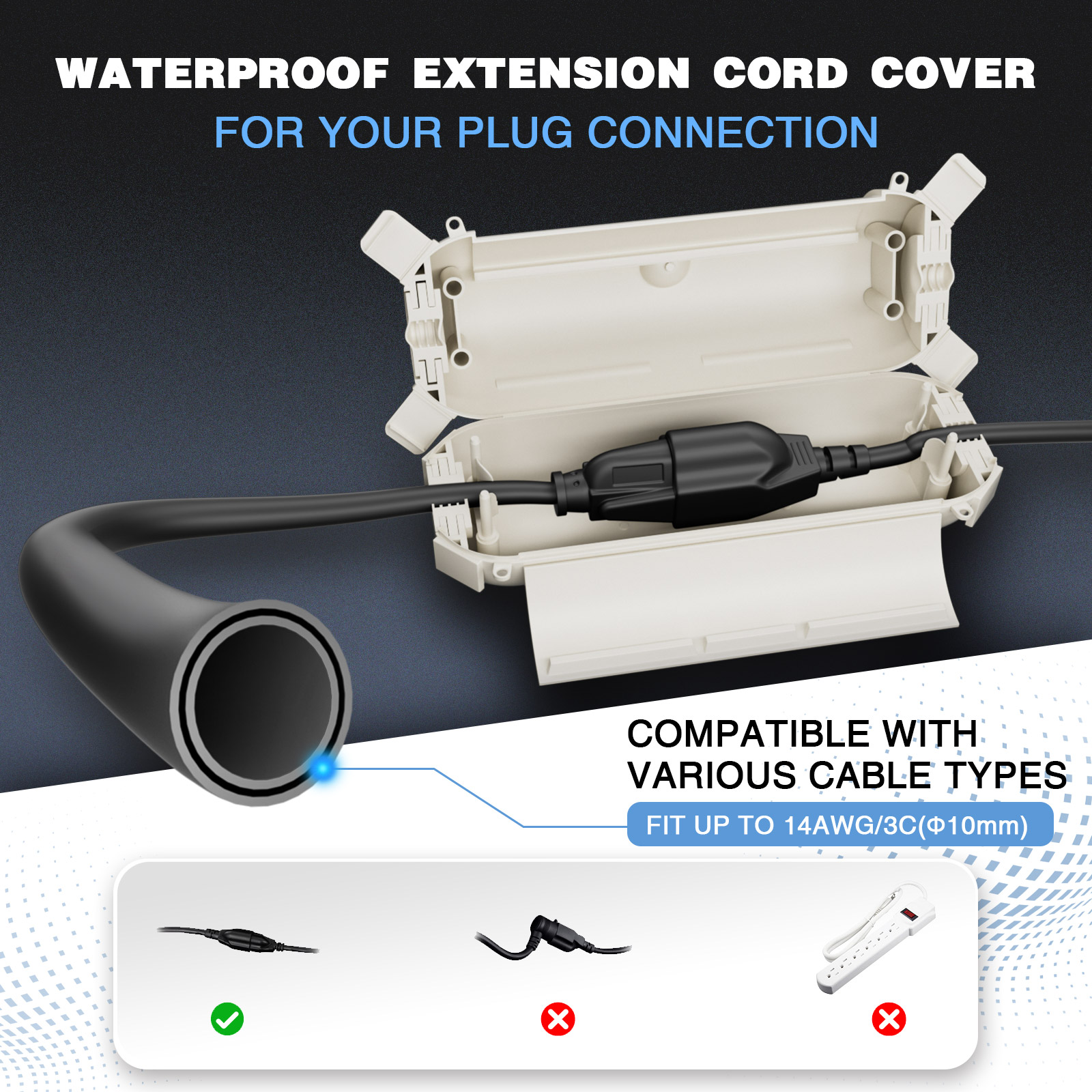 2 Pack Waterproof Outdoor Conn - Electrical Outlet Cover 评论和价格