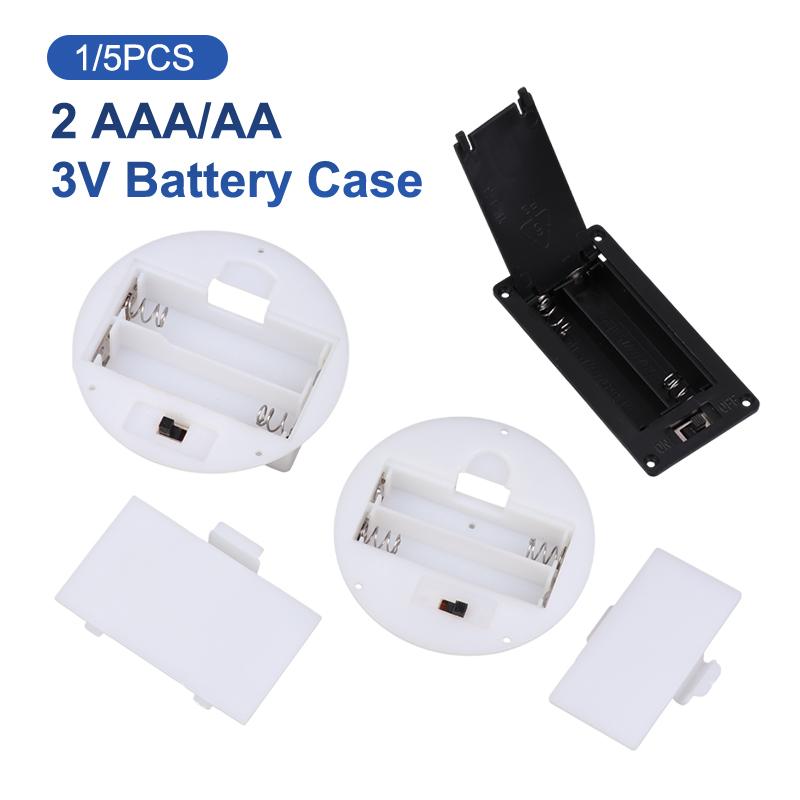 1/5Pcs 2 AAA/AA 3V Battery Cas - Electrical Outlet Cover 评论和价格