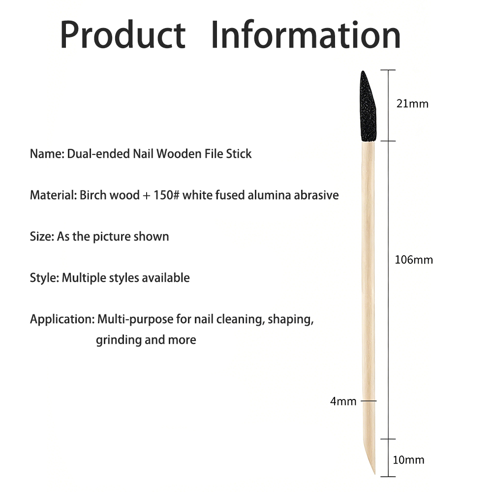 30Pcs Cuticle Files Nail Woode - Wood Filler Stick 评论和价格